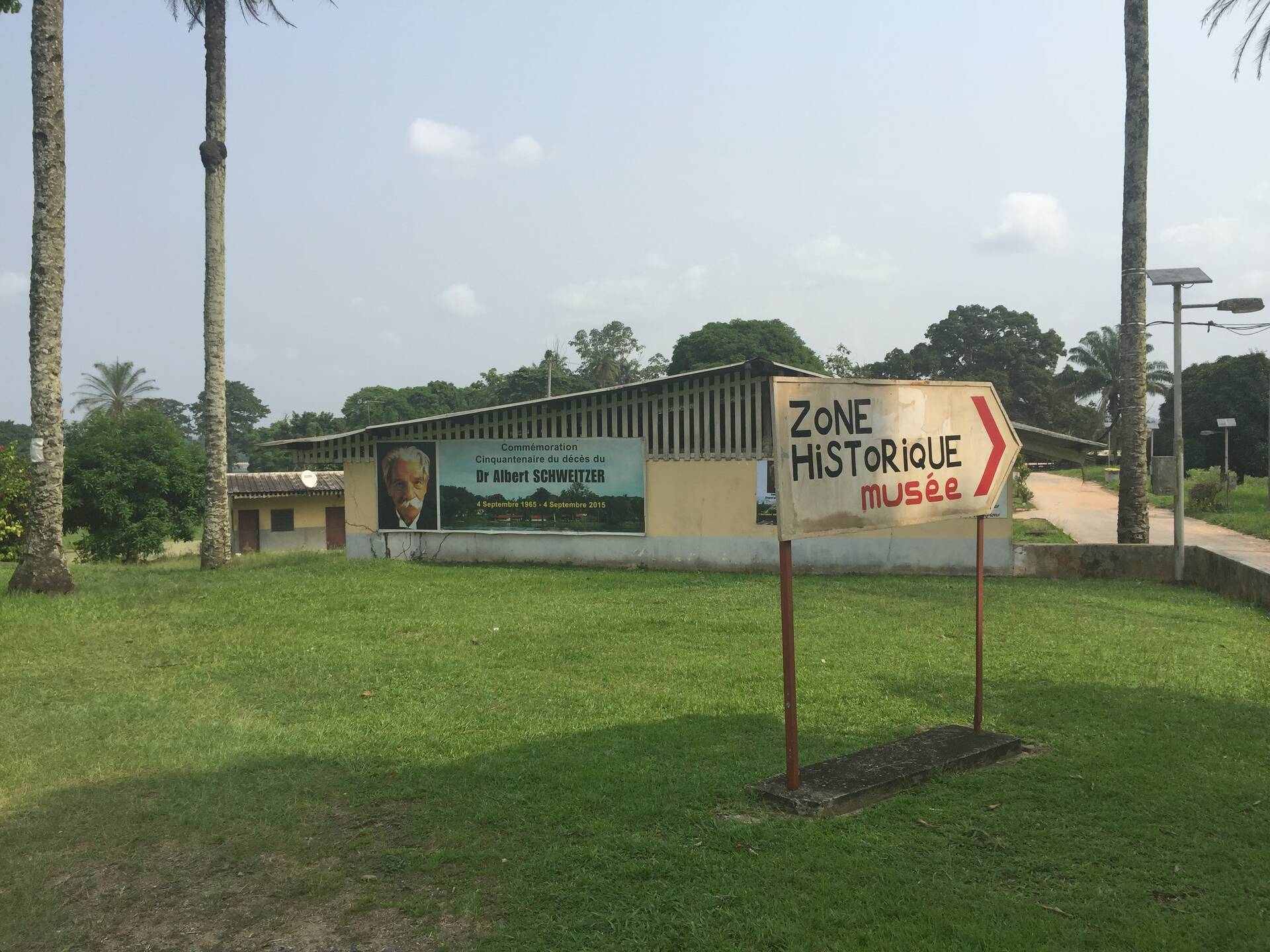 Hospital de Lambaréne (Gabón). Autor: Ezra J. Barzilay